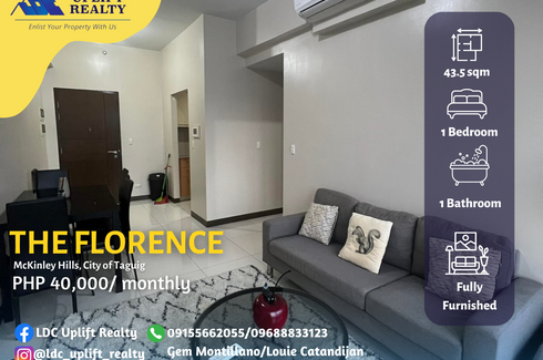 1 Bedroom Condo for rent in The Florence Residence, Bagong Tanyag, Metro Manila