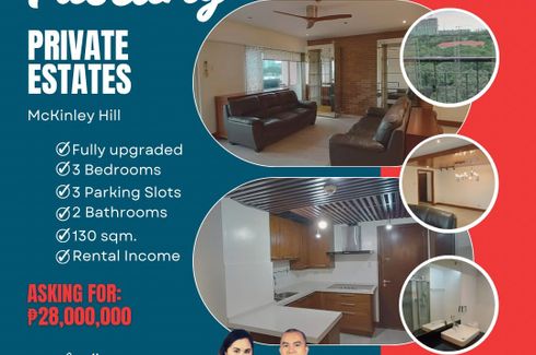 3 Bedroom Condo for sale in Tuscany Private Estate, McKinley Hill, Metro Manila