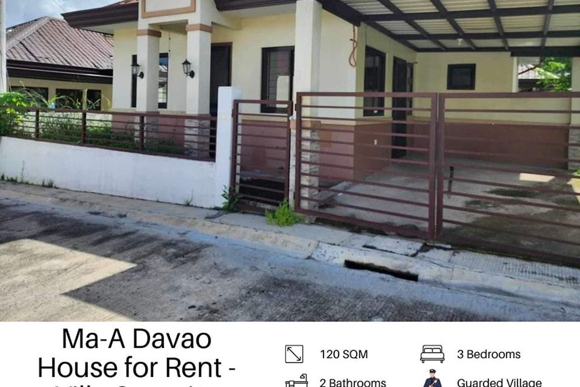 Affordable House for LongTerm Lease Offer in Villa Señorita Maa Davao