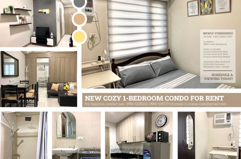 1 Bedroom Condo for rent in Coast Residences, Barangay 76, Metro Manila near LRT-1 Gil Puyat