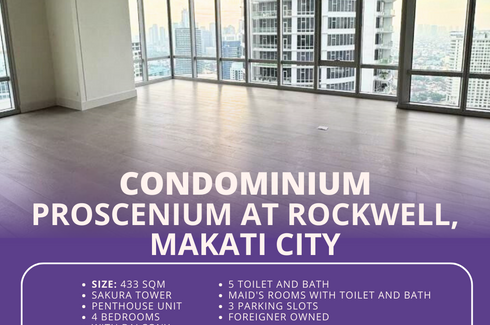 4 Bedroom Condo for sale in Guadalupe Viejo, Metro Manila near MRT-3 Guadalupe