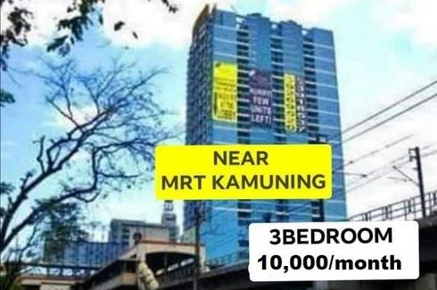 3 Bedroom Apartment for rent in Kamuning, Metro Manila near MRT-3 Kamuning