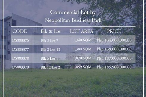 Land for sale in Pasong Putik Proper, Metro Manila