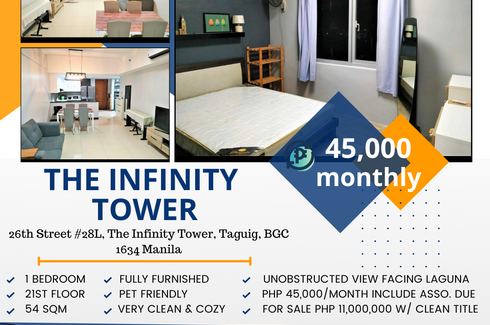 1 Bedroom Condo for Sale or Rent in Taguig, Metro Manila