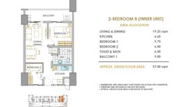 2 Bedroom Condo for sale in The Orabella, Pasong Tamo, Metro Manila