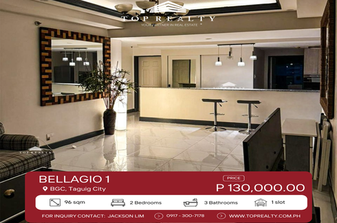 2 Bedroom Condo for rent in Taguig, Metro Manila near MRT-3 Buendia