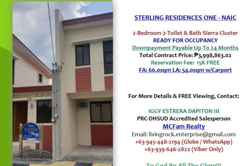 2 Bedroom House for sale in Timalan Balsahan, Cavite