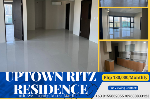4 Bedroom Condo for rent in Uptown Ritz Residences, Tugatog, Metro Manila
