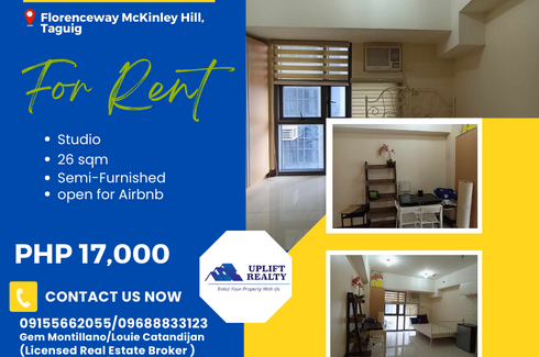 Condo for rent in The Viceroy Residences, Bagong Tanyag, Metro Manila