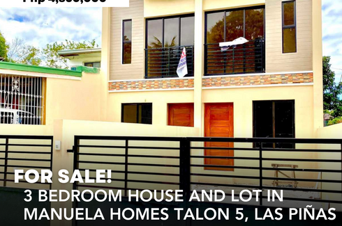 3 Bedroom House for sale in Talon Singko, Metro Manila