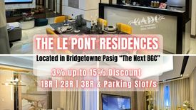 3 Bedroom Condo for sale in Le Pont Residences, Manggahan, Metro Manila