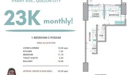 1 Bedroom Condo for sale in The Crestmont, South Triangle, Metro Manila near MRT-3 Quezon Avenue