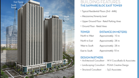 1 Bedroom Condo for sale in The Sapphire Bloc – East Tower, San Antonio, Metro Manila near MRT-3 Ortigas