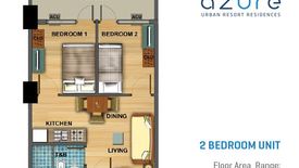 2 Bedroom Condo for sale in Azure Urban Resort Residences Parañaque, Marcelo Green Village, Metro Manila