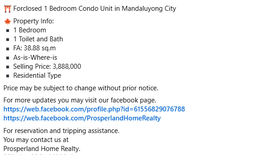 1 Bedroom Condo for sale in Addition Hills, Metro Manila