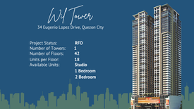 Condo for sale in Wil Tower, South Triangle, Metro Manila near MRT-3 Quezon Avenue