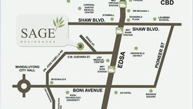 1 Bedroom Condo for sale in Sage Residences, Mauway, Metro Manila near MRT-3 Shaw Boulevard