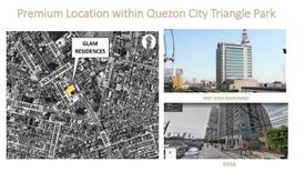 1 Bedroom Condo for sale in Glam Residences, South Triangle, Metro Manila near MRT-3 Kamuning