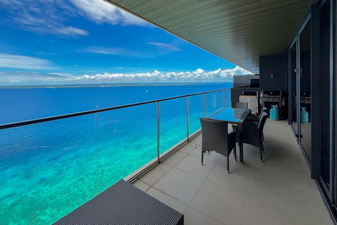 BARGAIN !! 29.5m PHP net of All taxes SENSATIONAL PANORAMIC FULLY FURNISHED Two bedroom UNIT at The Reef Condominium