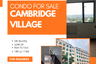 1 Bedroom Condo for sale in Cambridge Village, San Andres, Rizal