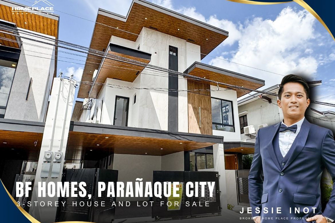 Elegant Brand New 3-Storey Semi Furnished House & Lot for Sale in BF Homes, Parañaque City