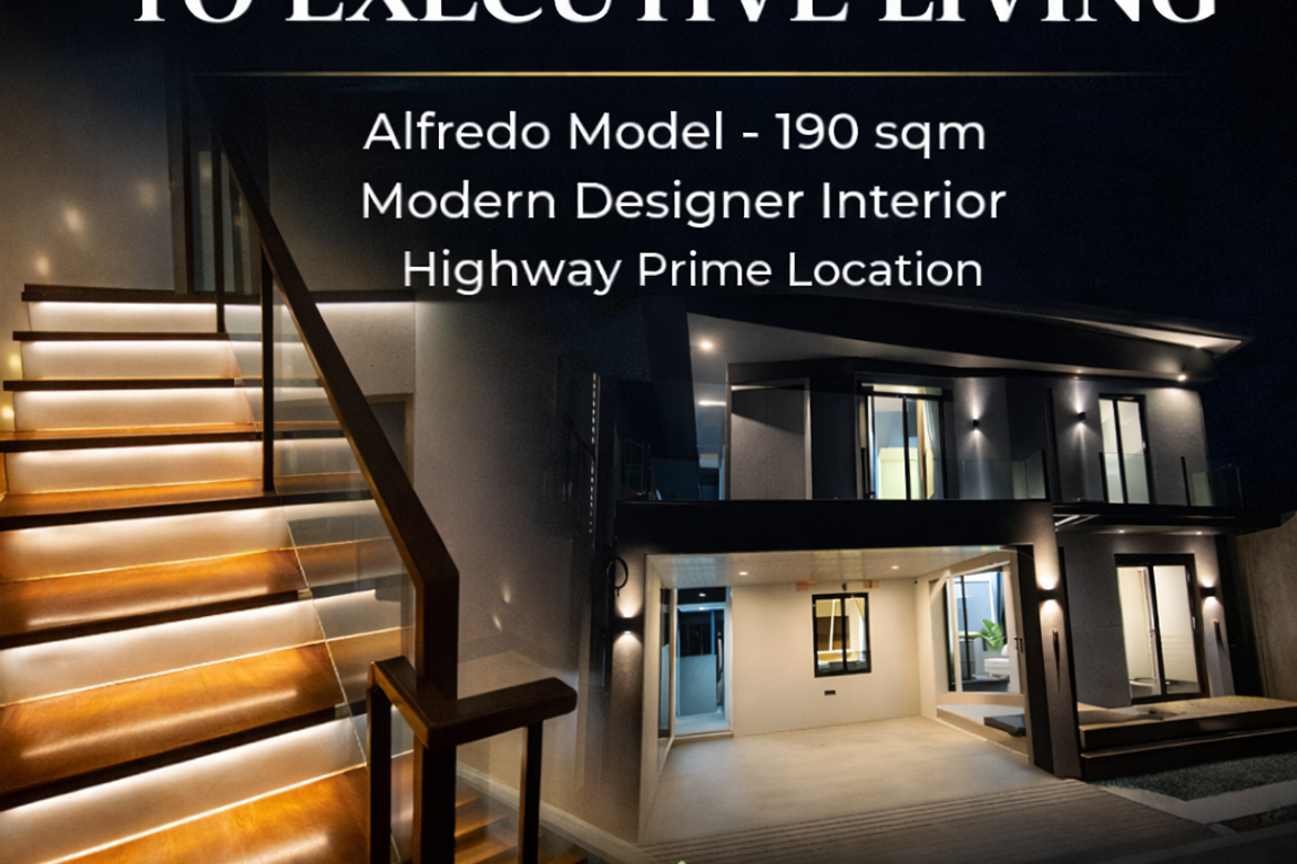 190sqm Modern Executive House and Lot for Sale in Sto Tomas Pampanga Along McArthur Highway | Near San Fernando & SM Pampanga