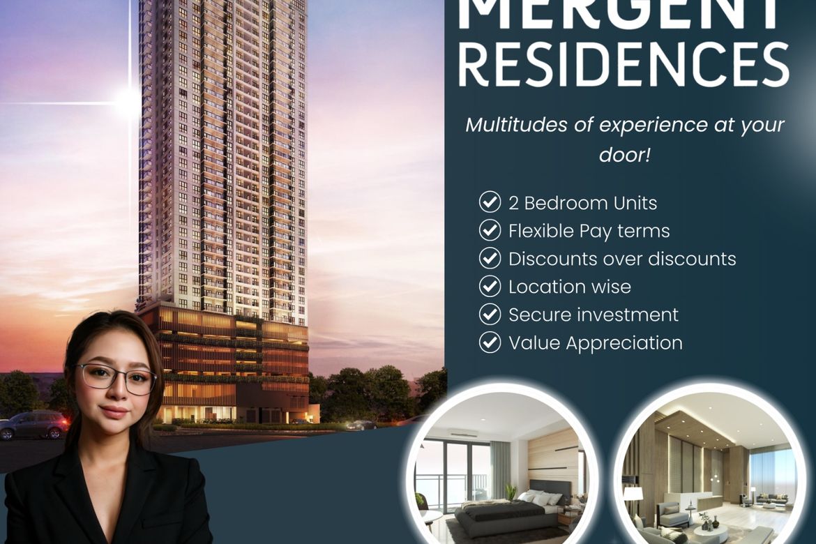 [101k/month 2BR+Parking] Live at the center of culture, lifestyle, and business at Mergent Residences