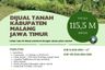 Tanah dijual dengan  di Oro-Oro Ombo, Jawa Timur