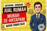 Rumah dijual dengan 2 kamar tidur di Antapani Kidul, Jawa Barat