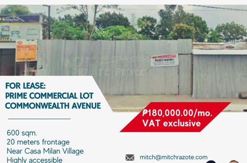 Land for rent in Commonwealth, Metro Manila