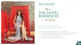 1 Bedroom Hotel / Resort for sale in The Hotel Residences at Acqua, Hulo, Metro Manila