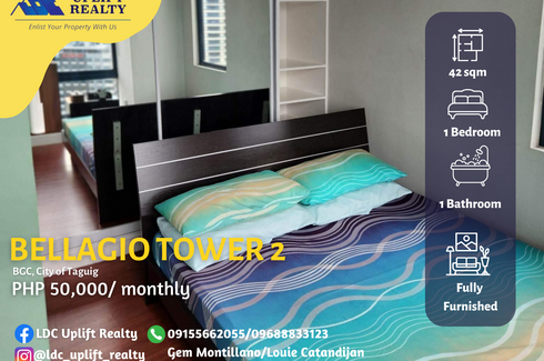 1 Bedroom Condo for rent in The Bellagio 2, Pinagsama, Metro Manila