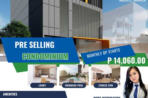 Condo for sale in Plumeria Heights, Malate, Metro Manila near LRT-1 Vito Cruz