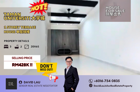 3 Bedroom House for sale in Taman Universiti, Johor