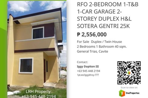 2 Bedroom House for sale in Pasong Camachile II, Cavite