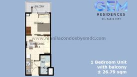 1 Bedroom Condo for sale in Gem Residences, Ugong, Metro Manila