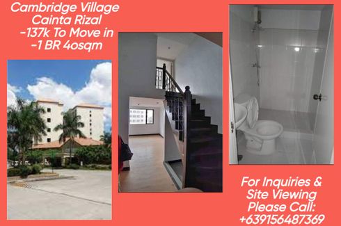 1 Bedroom Condo for sale in Cambridge Village, San Andres, Rizal