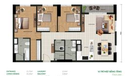 Cần bán căn hộ chung cư 3 phòng ngủ tại Phú Mỹ, Thủ Dầu Một, Bình Dương
