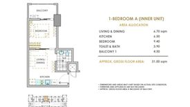 1 Bedroom Condo for sale in The Orabella, Pasong Tamo, Metro Manila