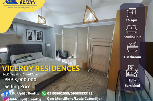 1 Bedroom Condo for sale in The Viceroy Residences, Bagong Tanyag, Metro Manila