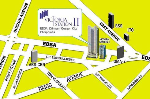 1 Bedroom Condo for sale in Victoria Sports Tower Station 2, Ramon Magsaysay, Metro Manila near LRT-1 Roosevelt