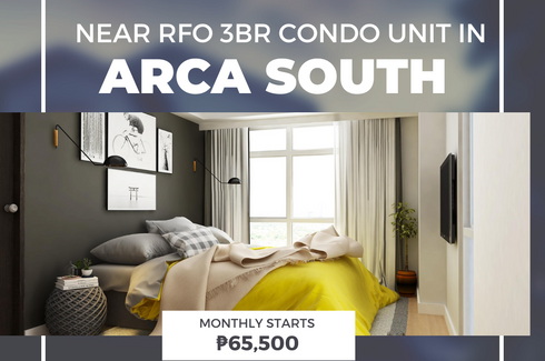 3 Bedroom Condo for sale in Park Cascades at Arca South, Western Bicutan, Metro Manila