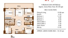 4 Bedroom Condo for sale in The Amaryllis, Mariana, Metro Manila