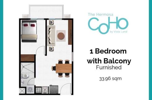 1 Bedroom Condo for sale in The Hermosa, Pulang Lupa Uno, Metro Manila