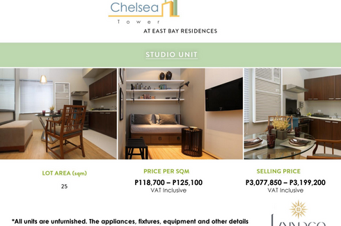 Condo for sale in The Larsen Tower at East Bay Residences, Sucat, Metro Manila