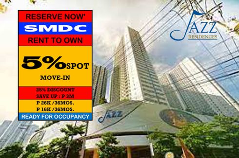 1 Bedroom Apartment for Sale or Rent in Jazz Residences, Bel-Air, Metro Manila