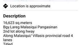 Land for sale in Nansangaan, Pangasinan