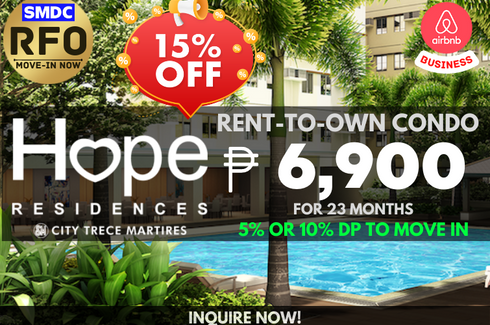 2 Bedroom Condo for sale in Hope Residences, San Agustin, Cavite