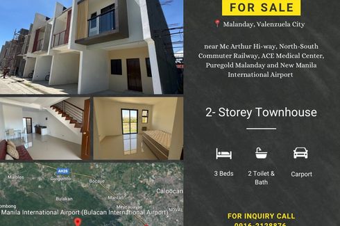 3 Bedroom Townhouse for sale in Malanday, Metro Manila