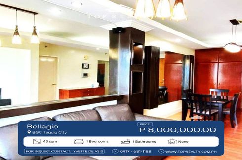 1 Bedroom Condo for Sale or Rent in Bellagio Towers, Taguig, Metro Manila
